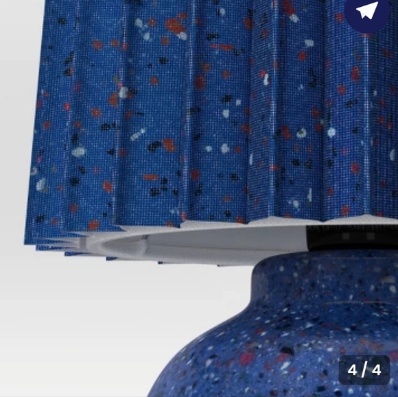 Mini Ceramic Lamp - Picture 3 of 4